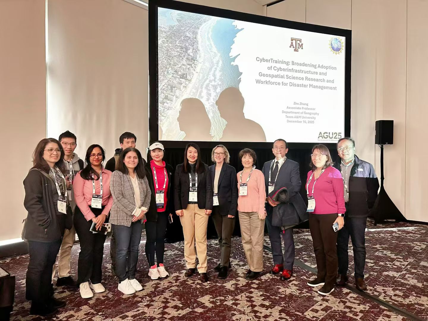 Participants at the AGU25 CyberTraining Town Hall